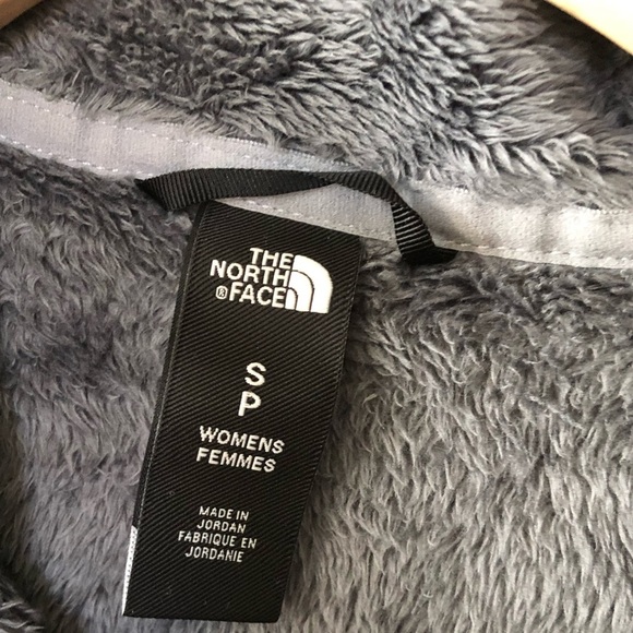 The North Face|Mid grey Osito Jacket,fuzzy Teddy style in charcoal,small logo••• - Picture 9 of 14
